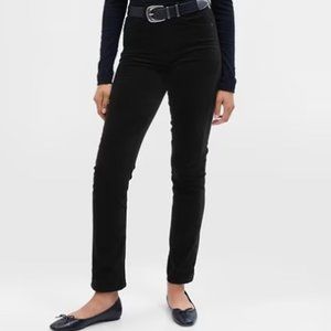Gap Black Velvet Jean - True Skinny 6/28R